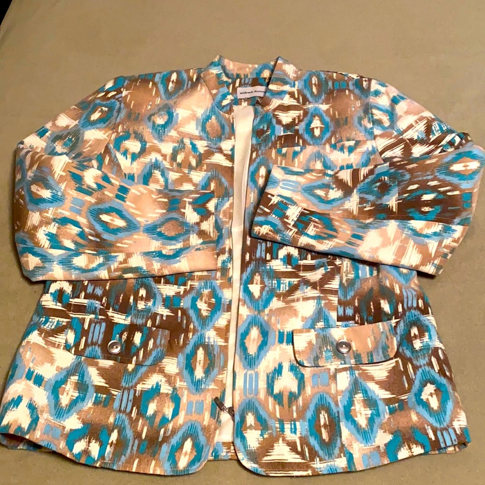 Jacket, zip front , size 10 by Alfred Dunner